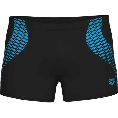 Arena MEN'S OPENINGS SWIM SHORT Badehose - Sportliche Badehose in Black-Turquoise, mit UV-Schutz und schnell trocknendem Material, ideal für Schwimmer, die Komfort und Funktionalität suchen.