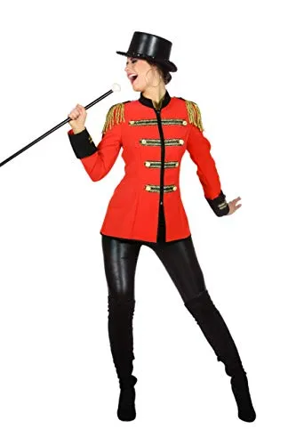 Wilbers Zirkus Direktor Damenkostüm - Verwandeln Sie sich mit diesem eleganten Kostüm in die Direktorin des Zirkus. Das hochwertige Jacket sorgt für einen beeindruckenden Auftritt bei Karneval und Fasching.