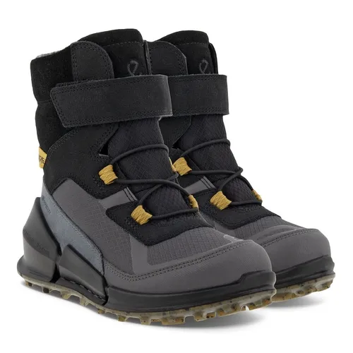 Ecco Winterstiefel Biom K2 Mid-Cut Boot für Kinder, Größe 27 - Wanderschuhe mit wasserdichtem GORE-TEX-Futter und flexibler BIOM Technologie für natürlichen Bewegungsablauf und warme Füße.