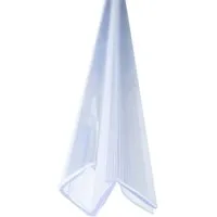 Bagnoxx Duschdichtung 200 cm, 90° Grad Ecke - Dichtungen - Schützt vor Wasser und Rutschgefahr, einfach zu montieren mit UV-beständigem PVC für lange Haltbarkeit.