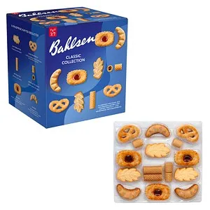 Bahlsen Kekse Caroline Collection, 1610g - Leckere Gebäckmischung mit 6 unschokolierten Variationen, ideal für gesellige Stunden im Freien. Großpackung für viele Genussmomente!