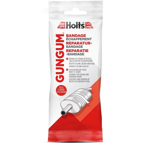 Holts Gun Gum Auspuff Reparatur Bandage 1,25m x 4cm asbestfrei hitzebeständig