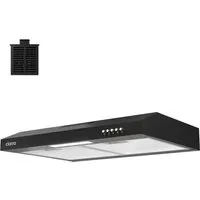 CIARRA VM6903DB Unterbauhaube 60cm - Energieeffizienzklasse A+, platzsparende Dunstabzugshaube für kleine bis mittlere Küchen, einfache Montage und spülmaschinengeeignete Fettfilter.