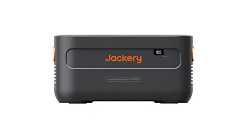Jackery Akku 2000 Plus, 2042,8 Wh Erweiterbarer Akku, Aufgeladen mit Jackery Explorer 2000 Plus