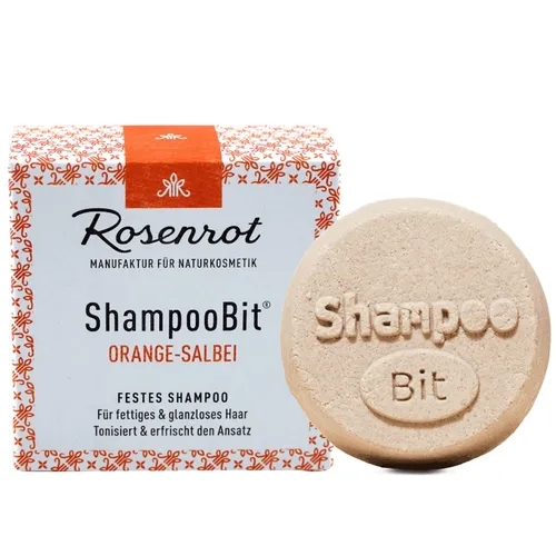 Rosenrot Festes Shampoo Orange-Salbei   60 g