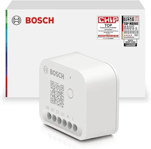 BOSCH Licht-Funksteuerung Smart Home - Rollladensteuerung II, intelligente Steuerung für komfortable Licht- und Rollladenbedienung