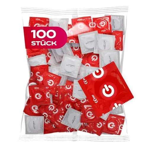 ON) Kondome Little Tiger I 49 mm Breite I 100 Stück Packung I Premium Kondome extra schlank I mit Silikon Gleitgel I dünne 0,07 mm Wandstärke I Kondome vegan I Condoms for men