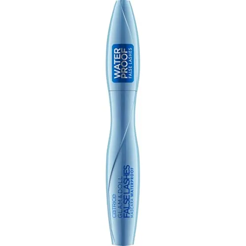 Catrice Glam&Doll Waterproof Mascara Nr. 010 Schwarz - Wasserfeste Wimperntusche für einen beeindruckenden Falsche Wimpern-Effekt. Mit einer speziellen Bürste sorgt sie für Definition und Verlängerung – perfekt für langanhaltende Looks ohne Tierversuche.