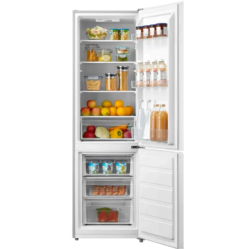 Comfee RCB359WH2 - Kühl-Gefrierkombination 262L in Weiß, energieeffizient mit 4-Sterne Gefrierteil und 10 Std. Lagerzeit bei Störung