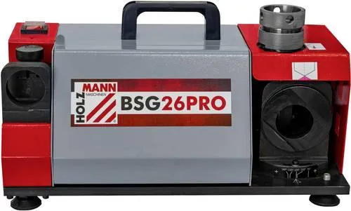 Holzmann Maschinen BSG26PRO Bohrerschärfgerät 250W - Schleifmaschine für präzises Schärfen von Bohrern, ideal für Handwerker und Heimwerker, sorgt für verlängerte Lebensdauer Ihrer Werkzeuge.