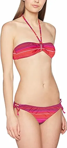 O'Neill Damen Bandeau Bikini Bikinis, Pink AOP, 38C