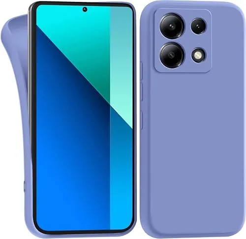 MyGadget Hülle kompatibel mit Xiaomi Redmi Note 13 Pro 5G | Poco X6 5G - robuste Handyhülle TPU Case Slim Silikonhülle - Back Cover Kratzfest Schutzhülle - Matt Blau