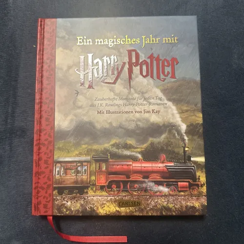 Ein magisches Jahr mit Harry Potter – Illustriertes Bilderbuch - Gebundene Ausgabe von J.K. Rowling, ideal für Jugendliche und Erwachsene, bietet faszinierende Illustrationen zu den magischen Abenteuern der Harry Potter Welt.