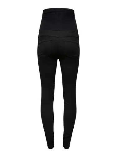ONLY MATERNITY Jeggings OLMRAIN - Schwarz XL - Umstandsmode mit 53% Viskose (LENZING™ ECOVERO™) für höchsten Tragekomfort, ideal für werdende Mütter, die modisch und bequem gekleidet sein möchten.