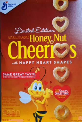 General Mills CHEERIOS 'Honey Nut' Cerealien with real Honey 680 gr Original USA