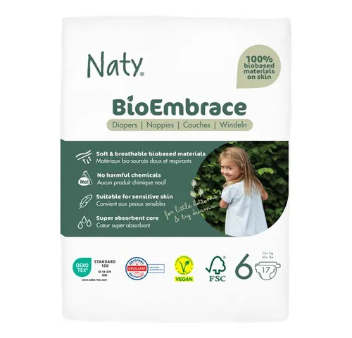Naty Windeln Windeln - Gr.6, 16+kg 17Stk