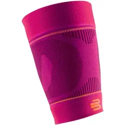 Bauerfeind Compression Upper Leg Sleeve - Pink, Größe L - Bandagen für optimale Regeneration und Sportperformance. Fördert die Durchblutung und bietet durch Silikonhaftband maximalen Halt bei intensiven Aktivitäten.