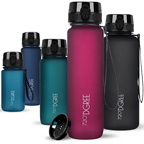 720°DGREE Trinkflasche 1l Sport ‘uberBottle’ – BPA-frei und auslaufsicher - Die ‘uberBottle’ ist die ideale Begleiterin für Sport, Job und Freizeit. Mit 1000ml Volumen, integriertem Fruchtsieb und hygienischem Deckel sorgt sie für erfrischende Getränke überall. Leicht, robust und wiederverwendbar – für einen aktiven Lebensstil!