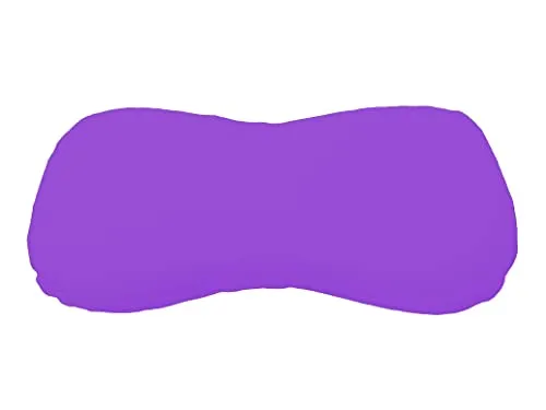 Dukal | Bezug für Schlaraffia Premium Geltex Kissen | 35 x 70 cm | aus hochwertigem DOPPEL-Jersey | 100% Baumwolle | Farbe: Lavendel