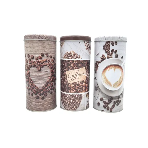 Kaffeepaddose Vorratsdose Kaffeepads Kaffeespender Paddose Kaffeebox Metalldose