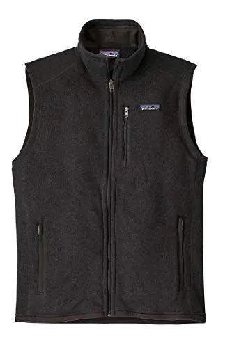 Patagonia Men Better Sweater Vest Black (XL) - Funktionsjacken – Robuste und umweltfreundliche Weste aus 100% Recycling-Polyester mit optimaler Isolierung und Fair Trade-Zertifizierung für nachhaltigen Komfort.