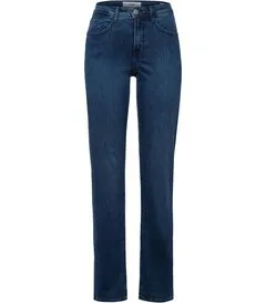 BRAX Feel Good Style Carola Used Regular Blue 42K - Klassische Jeans in authentischem Denim mit feminine Fit und hochwertigem Baumwoll-Elasthan-Mix. Die dezente Used-Optik verleiht einen modernen Look.