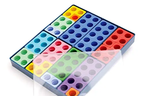 Numicon: Box of 80 Numicon Shapes - Gesellschaftsspiele mit 80 bunten Formen, ideal zur Förderung von mathematischen Fähigkeiten bei Kindern.