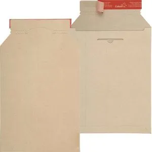 Colompac CP01010 Versandtasche, extrem stabil und vielseitig - Kartons mit variabler Füllhöhe bis ca. 50 mm und extrem stabiler Knickschutz durch feste Wellpappe.