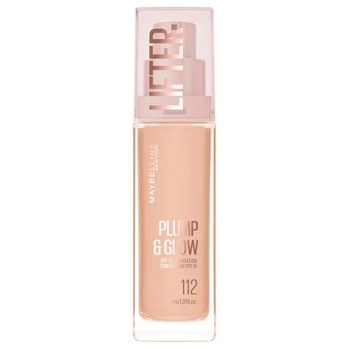 Maybelline New York Lifter Foundation, Flüssiges Make-up für strahlenden Teint, Nr. 112, 30 ml - Die Lifter Foundation sorgt für ein frisches, strahlendes Aussehen und verbessert die Hautstruktur. Mit einer leichten Textur für ein makelloses Finish – ideal für jeden Hauttyp.