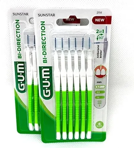  Bi Direction Interdental Brush Interdentalzahnbürste 0,7 mm 6 St.
