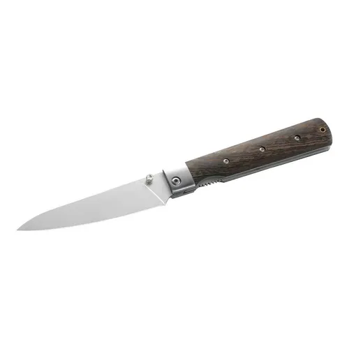 HERBERTZ Klappmesser - Elegantes Taschenmesser mit Tagayasan-Holzgriff - Taschenmesser mit traditioneller japanischer Klingenform, ausgestattet mit edlem Tagayasan-Holzgriff für einen sicheren Halt und ansprechendes Design.