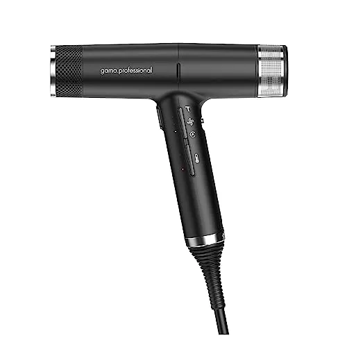 Gama Italy Professional iQ2 Haartrockner - ultraleicht und leise - Professioneller Haartrockner, der mit nur 294 g der leichteste seiner Art ist. Trocknet bis zu 30 % schneller und bietet dank Oxy-Aktiv-Technologie geschmeidiges, glänzendes Haar.