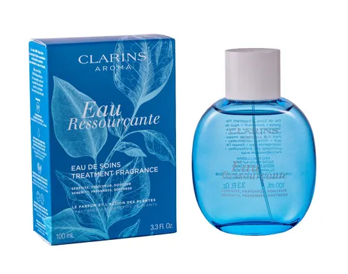 Clarins Eau Ressourcante Eau de Soins 100 ml - Ganzkörperpflege mit einzigartigem Duft, der Klassik und Frische vereint – ideal für jeden Anlass und ein wahres Wohlfühlerlebnis.