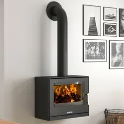 JUSTUS Dias Ofen-Wandhalterung für Kaminofen - Hochwertige Wandhalterung aus Stahl für Kaminofen Dias, ideal für platzsparende Montage und sicheren Halt. Perfekt für eine stilvolle und funktionale Einrichtung in Ihrem Zuhause.
