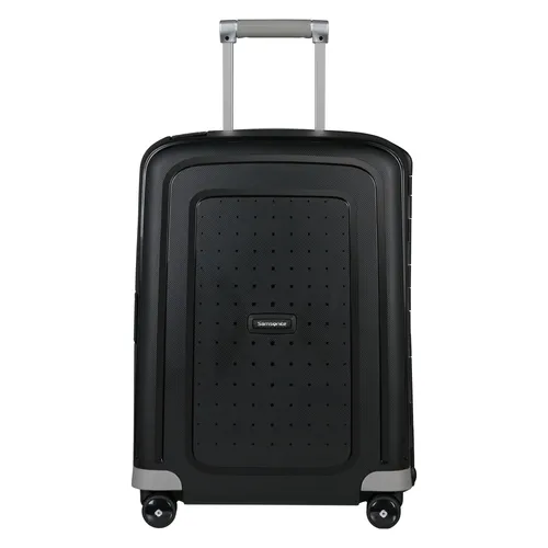Samsonite S'Cure Spinner 55 cm Black - Robuster Handgepäckkoffer - Trolleys: Der Samsonite S'Cure Spinner 55 cm bietet 34 Liter Stauraum, ist kratz- und stoßfest aus Polypropylen, mit TSA-Zahlenschloss und 360°-Rädern für müheloses Reisen.