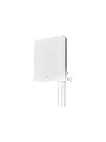 Nedis 5G/4G/3G Antenne – Stabiler Signalempfang für Outdoor - Handy-Signalverstärker mit 2,5 m LMR200-Kabel für zuverlässigen 5G-Empfang. Ideal für Innen- und Außenmontage, langlebig dank hochwertigem ABS-Material.