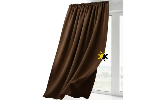 Beautex Verdunkelungsvorhang Verdunkelungsgardine Kräuselband Vorhang blickdicht abdunkelnd (1 St), Kräuselband, verdunkelnd