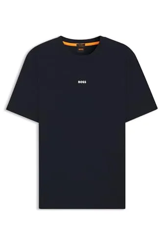 BOSS Herren Tchup 10216254 01 T-Shirt, Blau, M EU - T-Shirts für Herren, hochwertiges Material mit Relaxed Fit für optimalen Tragekomfort im Alltag.