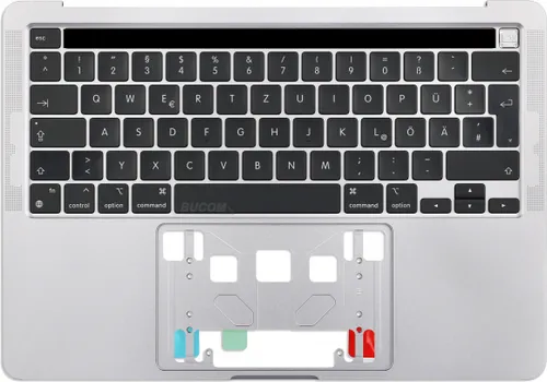 A2289 Topcase Tastatur mit Backlit Touchbar für Macbook Pro Retina 13" 2020 - Tastatur mit Hintergrundbeleuchtung und Touchbar, ideal für kreative Profis und Vielschreiber, passt perfekt zu Apple Macbook Pro Retina 13" 2020.