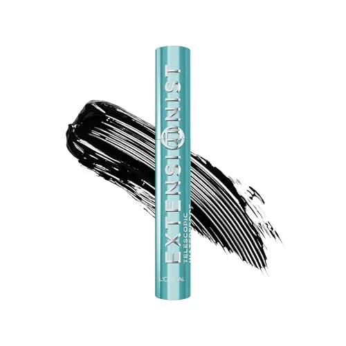 L'Oréal Paris Extensionist Telescopic Waterproof Mascara – Verlängernde Wimperntusche in Schwarz - Erlebe beeindruckend lange Wimpern mit dieser wasserfesten Mascara von L'Oréal. Ideal für den ganzen Tag, perfekt für jeden Anlass.