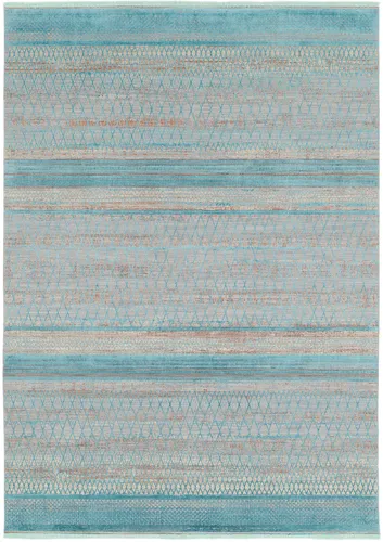 Teppich Cremona - Blau, Synthetische Fasern - Teppich aus hochwertigen synthetischen Fasern in Blau, ideal für stilvolle Wohnräume. Maße: 65 cm Breite, 0,7 cm Höhe. Jetzt 10€ Willkommens-Gutschein bei Newsletter-Anmeldung sichern!