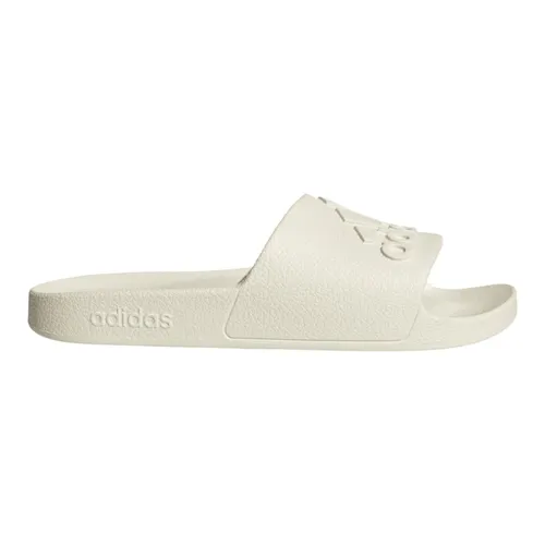 adidas Unisex Adilette Aqua Slides - Off White, 42 EU - Bequeme Slides für Freizeit und Strand, wasserabweisend und schnelltrocknend für optimalen Komfort.