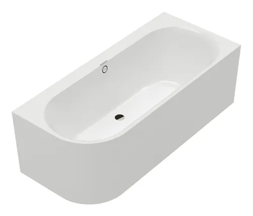 Villeroy & Boch Oberon 2.1 Vorwandbadewanne 1800 x 800 mm - Sanitäranlagen & Zubehör, elegante Eckeinbau-Wanne in Stone White für luxuriöses Baden und optimalen Komfort.