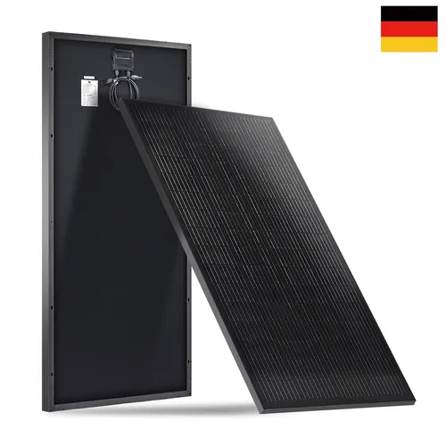 Sunstone 200W Schwarz Mono PV Modul - Solarmodul für Wohnmobil, Fenster oder Balkon, monokristallin mit 200W Leistung, ideal für nachhaltige Energiegewinnung unterwegs.