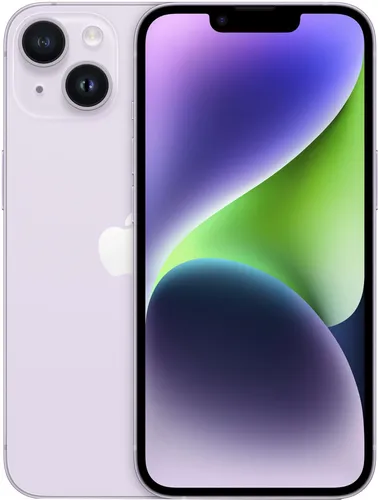 Apple iPhone 14 5G - 128GB in Lila, 21% größeres Super Retina XDR-Display und Notfall-Unfallerkennung für maximale Sicherheit
