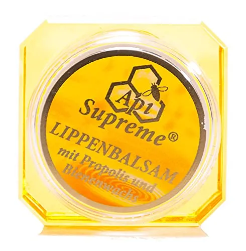 Toulifly ApiSupreme Lippenbalsam 12 ml - Pflegestifte & Lippenbalsam – Hergestellt in Deutschland, spendet intensiven Feuchtigkeitsschutz mit Bienenwachs für geschmeidige und weiche Lippen.
