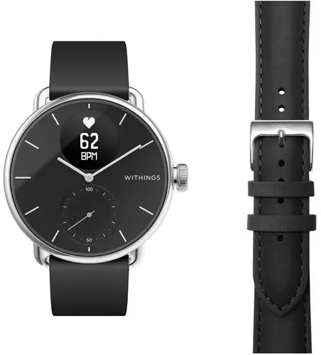 Withings ScanWatch 38mm Edelstahlgehäuse silber - Zustand gut