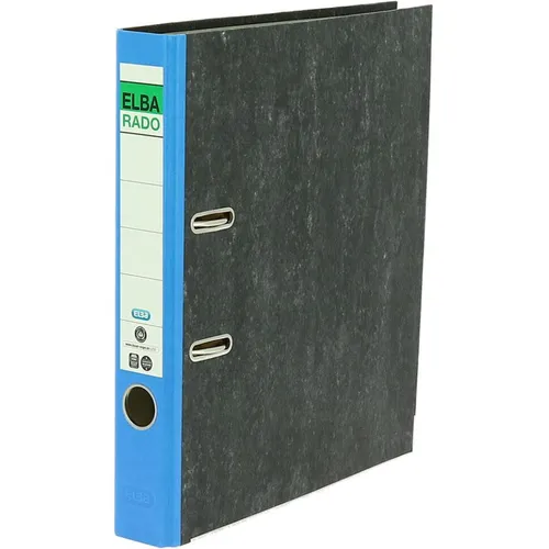 ELBA rado Wolkenmarmor Ordner blau marmoriert Karton 5,0 cm DIN A4