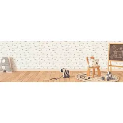 Tadessi Vliestapete Tapete Kinderzimmer M1-No.742, Vliestapete, Blau Grau, Tapete mit blau|grau