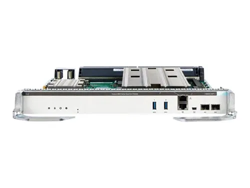 Cisco C9600X-SUP-2 Steuerungsprozessor - Router-Modul mit Intel 2.7 GHz Prozessor, 32 GB RAM und 960 GB SSD für hohe Leistung und Zuverlässigkeit in anspruchsvollen Netzwerken.